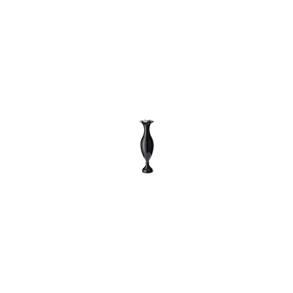 Vaso Rococò Nero Corona 5,5 H15 Cm