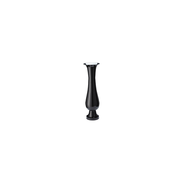 Vaso Rococò Nero Drip 7 H25 Cm