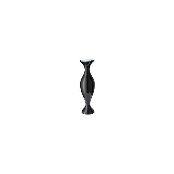 Vaso Rococò Nero Spring 7 H25 Cm