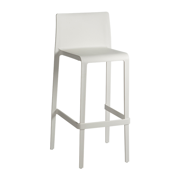 Sgabello Volt 678 Bianco W48 D48 H100 Sh76cm