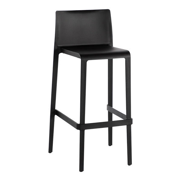 Sgabello Volt 678 Nero W48 D48 H100 Sh76cm