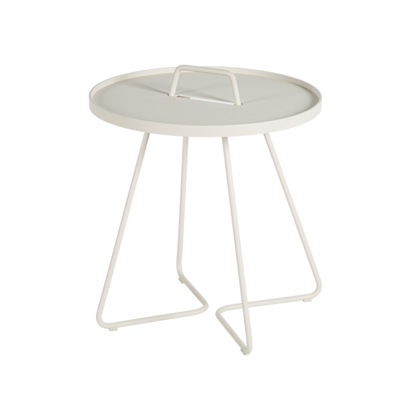 Tavolino On The Move Grande Bianco 52 H60 Cm