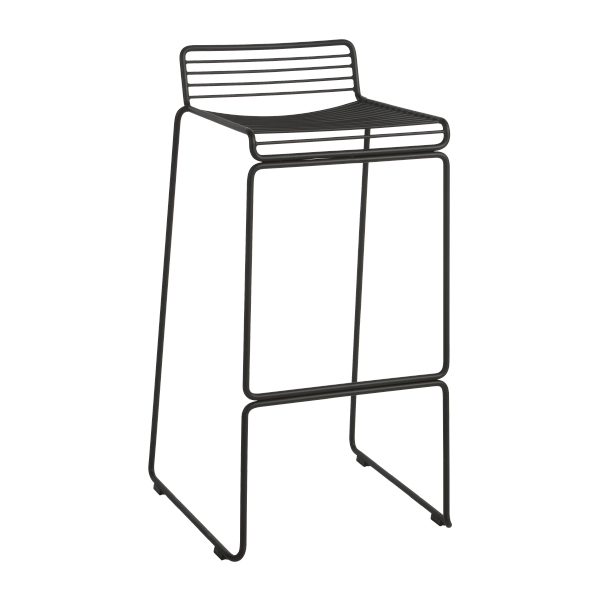 Sgabello Hee Nero W40 D47 H86 Cm Sh75 Cm