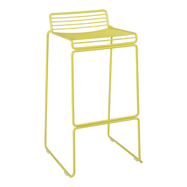 Sgabello Hee Giallo W40 P47 H86 Cm Sh75 Cm