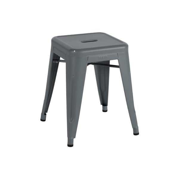 Sgabello Tolix H 45 Grigio Per Esterno W31 D31 H45 Cm