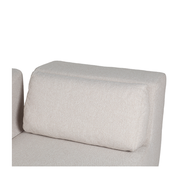 Cuscini Per Schienale Nuba Grigio Beige W70 H30 Cm