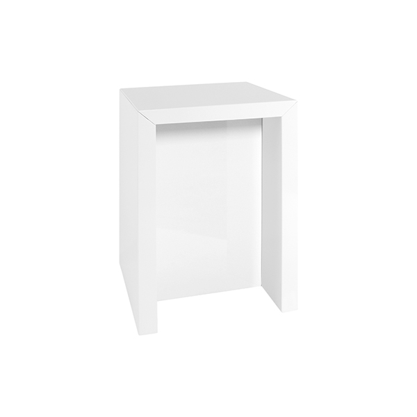 Tavolo A Ponte St. Tropez Bianco L70 W70 H108 Cm