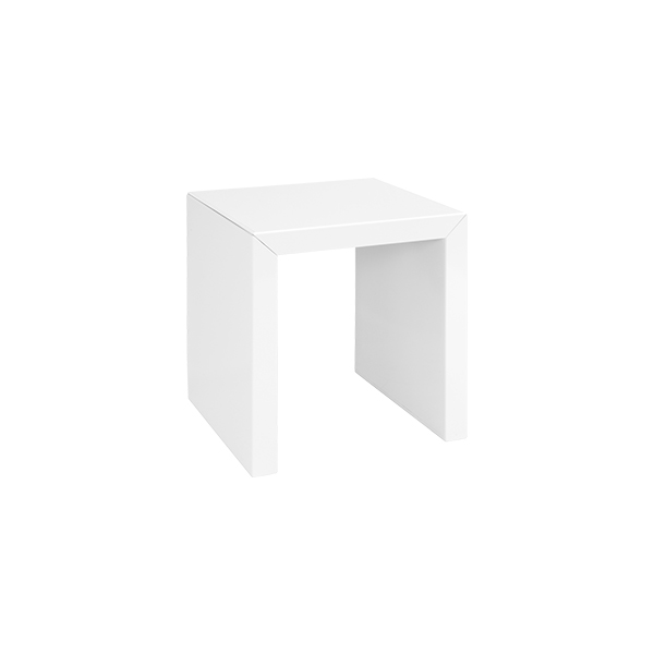 Tavolo A Ponte St. Tropez Bianco W70 D70 H76cm