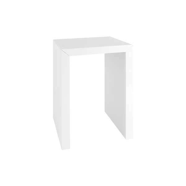 Tavolo A Ponte St. Tropez Bianco W70 D70 H108cm