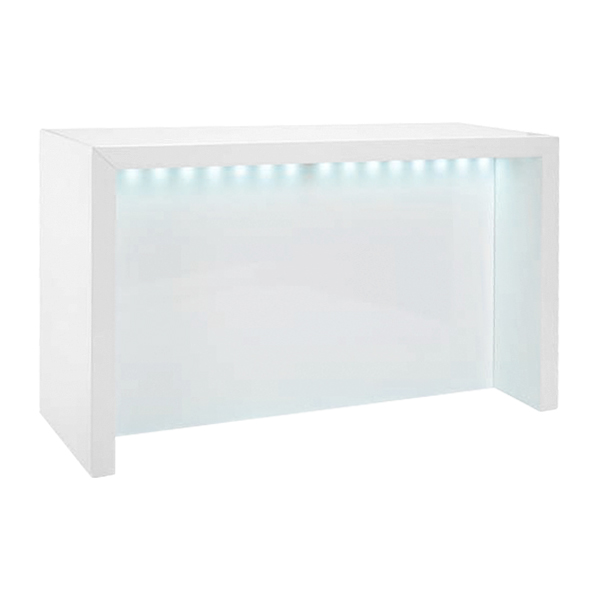 Tavolo A Ponte St. Tropez Bianco Con Led230v W180 D70 H108cm