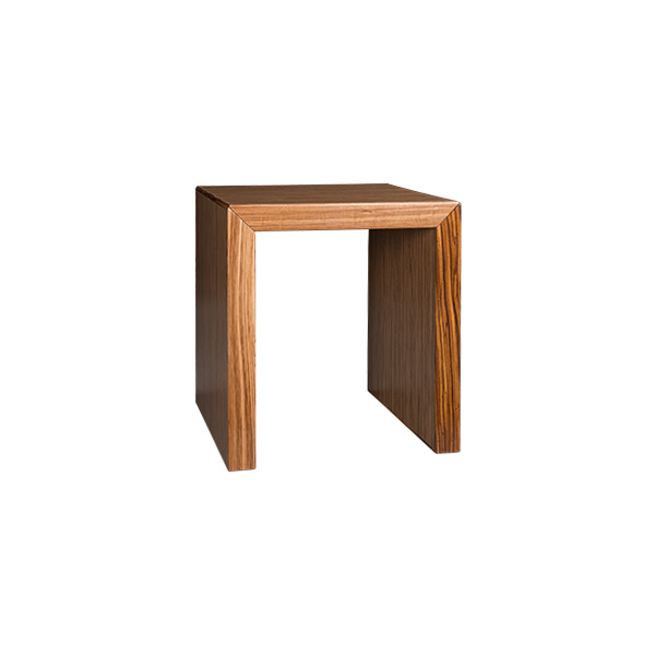 Tavolo A Ponte Monte Carlo Zebrano W70 D70 H76cm