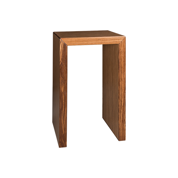 Tavolo A Ponte Monte Carlo Zebrano W70 D70 H108cm