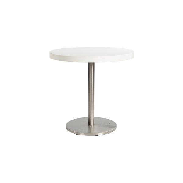Tavolo Da Bistrot Ibiza Bianco 80 H78 Cm