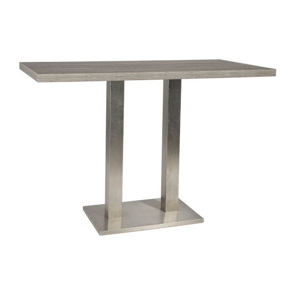 Tavolo Alto Aspen In Legno Di Recupero W160 D80 H110cm