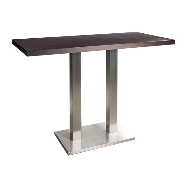 Tavolo Alto Bahama Marrone W160 D80 H110cm