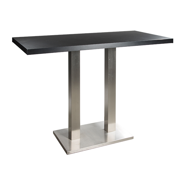 Tavolo Alto Malta Nero W160 D80 H110cm