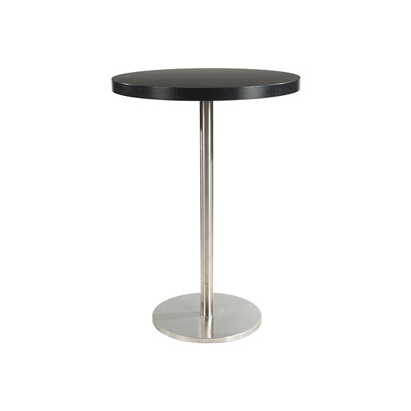 Tavolo Alto Malta Nero 80 H110 Cm