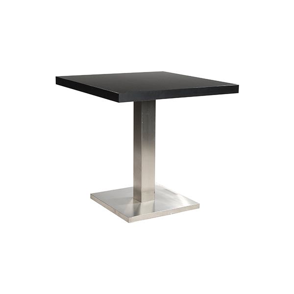 Tavolo Da Bistrot Malta Nero W80 D80 H78cm