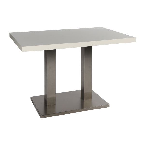 Tavolo Ibiza Bianco W120 D80 H78 Cm