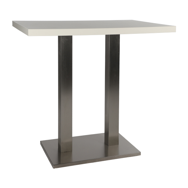 Tavolo Alto Ibiza Bianco W120 D80 H110cm