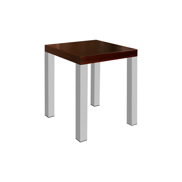 Tavolo Alto Montpellier Marrone L90 W90 H110 Cm