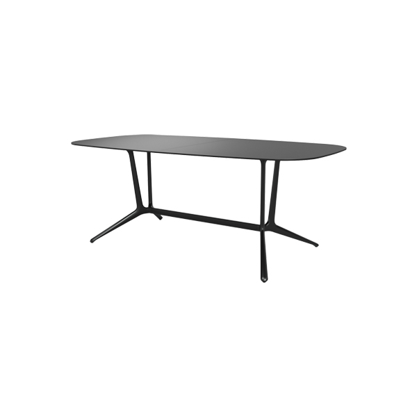 Tavolo Trail Nero L200 L100 H76 Cm