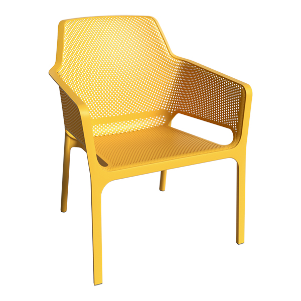 Sedia Net Relax Senape W67 D71 H87 Sh41,5cm