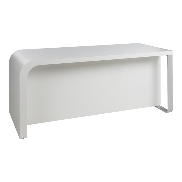 Copertura Tavolo Brunch Sinistro Bianco W180 D70 H74 Cm