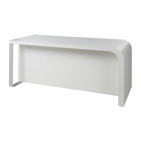 Copertura Tavolo Brunch Destro Bianco W180 D70 H74 Cm