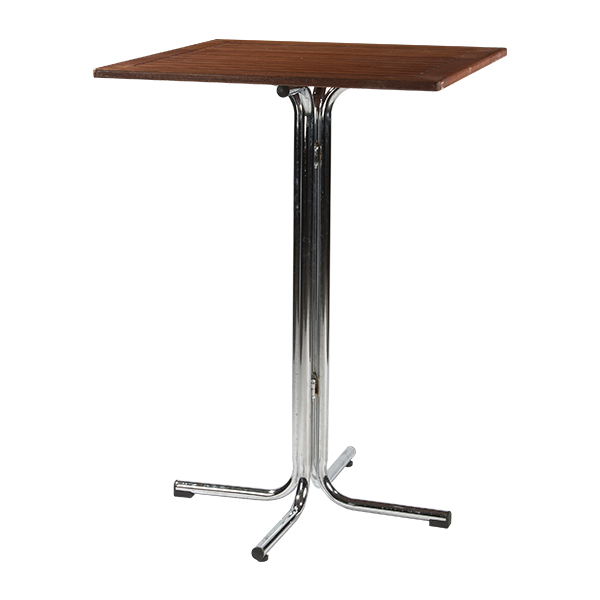 Tavolo Alto Stockholm Teak 80 80 H110 Cm