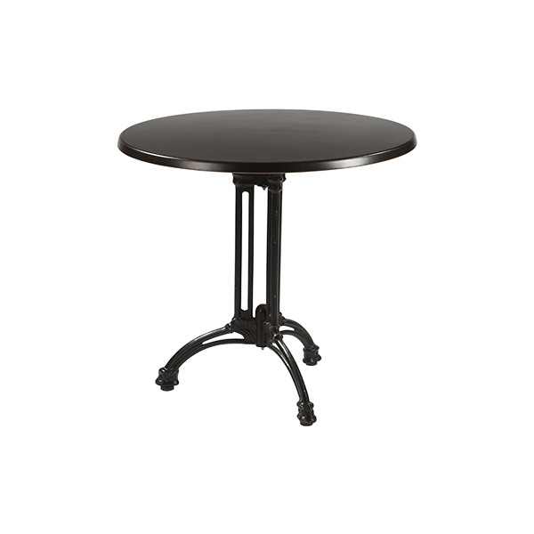 Tavolo Bistrot Ghisa Noce 80 H74 Cm