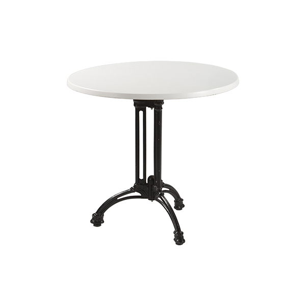 Tavolo Bistro Ghisa Bianco 80 H74 Cm