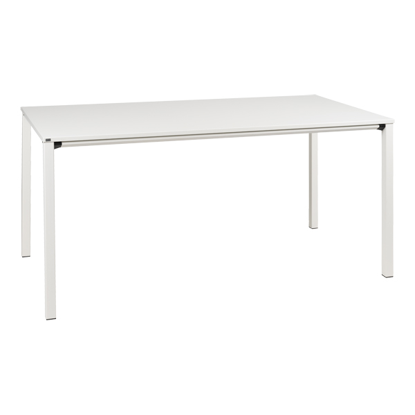 Scrivania Lean Bianca L160 L80 H75 Cm