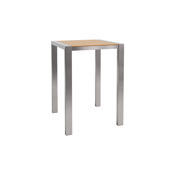 Tavolo Alto Algarve Bambù W80 D80 H110cm