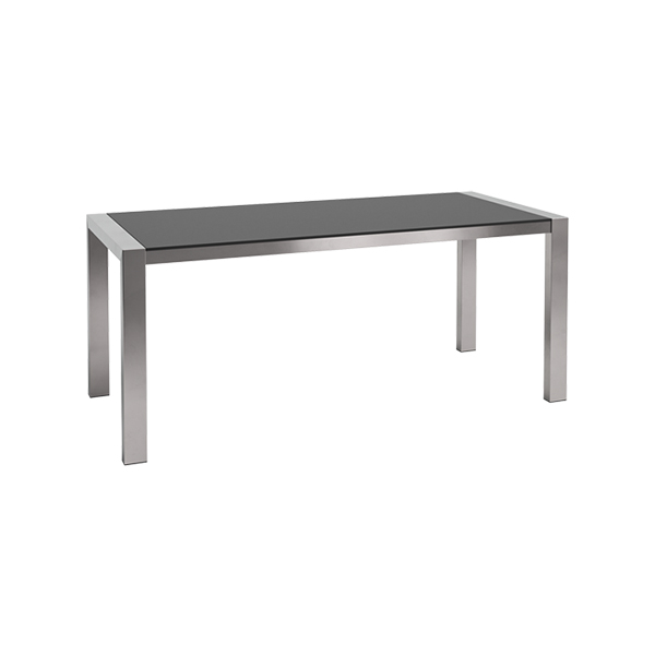 Tavolo Algarve Nero W180 D80 H75cm