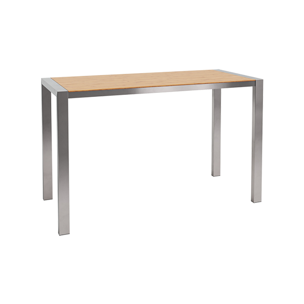 Tavolo Alto Algarve Bambù W180 D80 H110cm