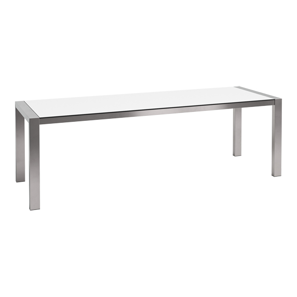 Tavolo Algarve Bianco L240 W80 H75 Cm