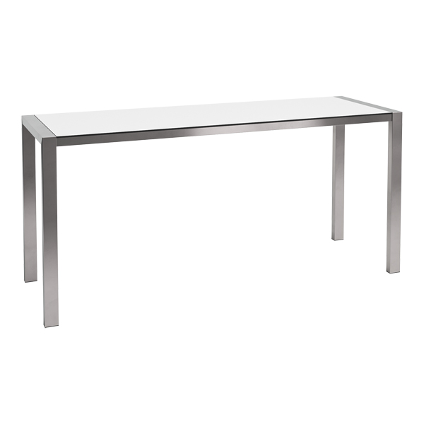 Tavolo Alto Algarve Bianco W240 D80 H110cm