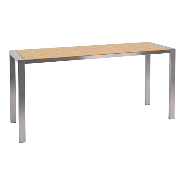 Tavolo Alto Algarve Bambù W240 D80 H110cm