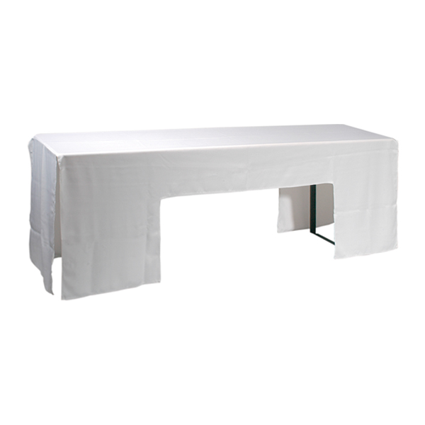 Tavolo E Copritavolo Bianco L220 W60 H75 Cm