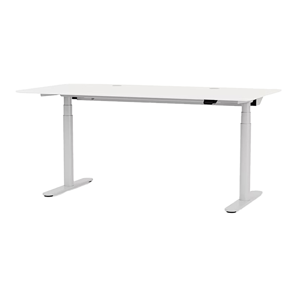 Scrivania Hilow 2 Bianca L160 L80 H64 129 Cm