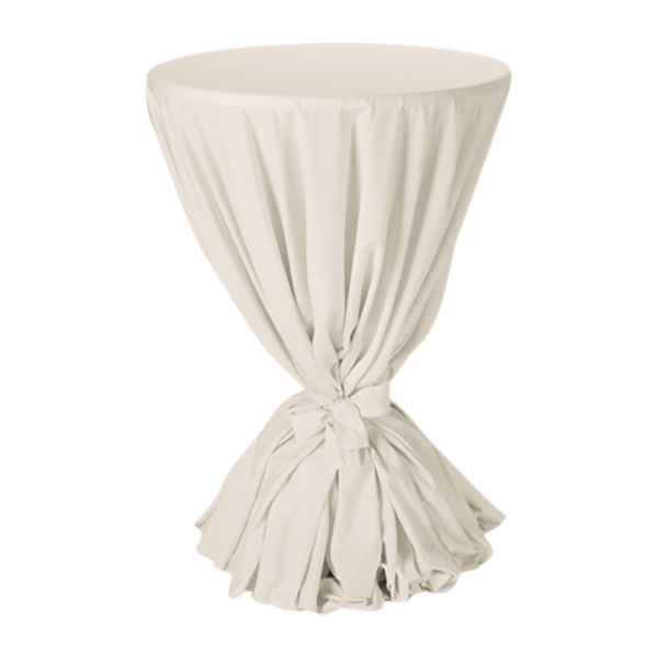 Copritavolo Bar Crema Con Fiocco 360 Cm