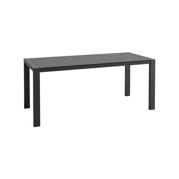 Tavolo Da Pranzo Algarve Nero Nero W180 D80 H75 Cm