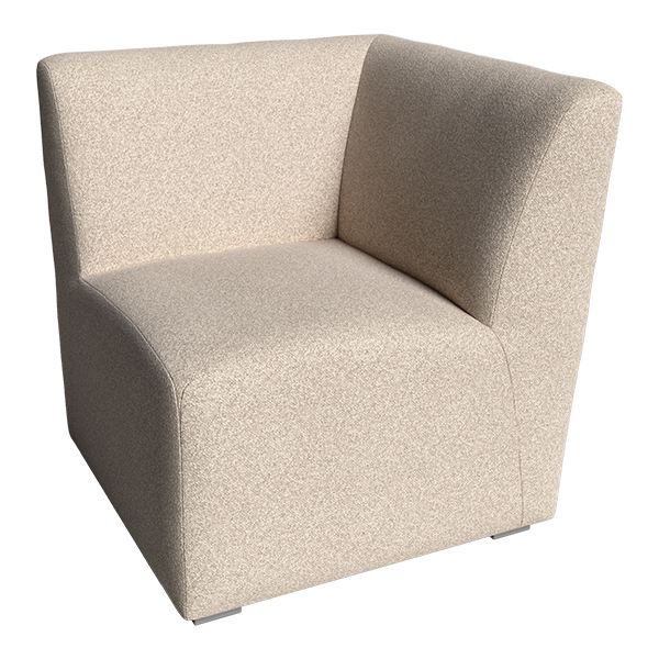 Poltrona Angolare Deauville Bouclé Beige