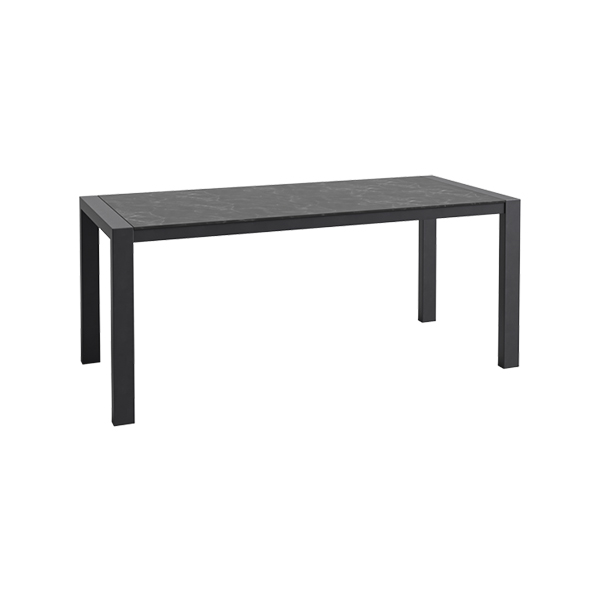 Tavolo Da Pranzo Algarve Nero Volterra Nero L180 L80 H75cm