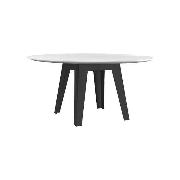 Tavolo Kranich Con Piano Bianco 160 H76 Cm