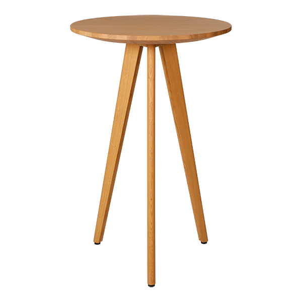 Tavolo Alto Halmstad Con Piano In Rovere 70 H110 Cm