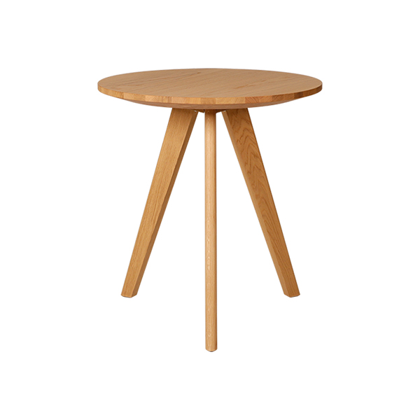 Tavolo Da Bistrot Halmstad Con Piano In Rovere 70 H76 Cm