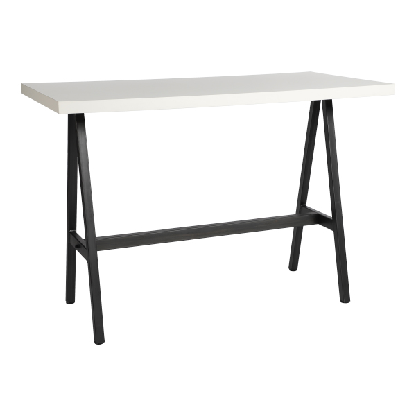 Tavolo Alto Bristol Bianco 160 80 H110 Cm