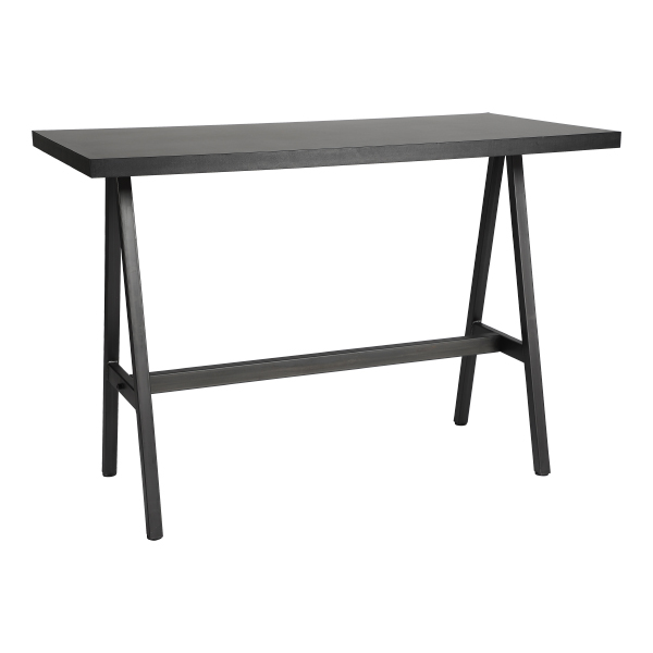 Tavolo Alto Bristol Nero 160 80 H110 Cm